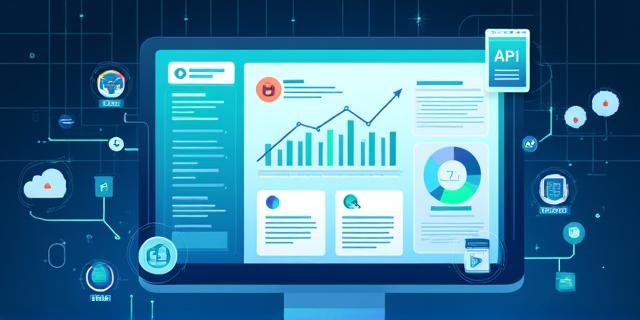 Dashboard showing technology integrations